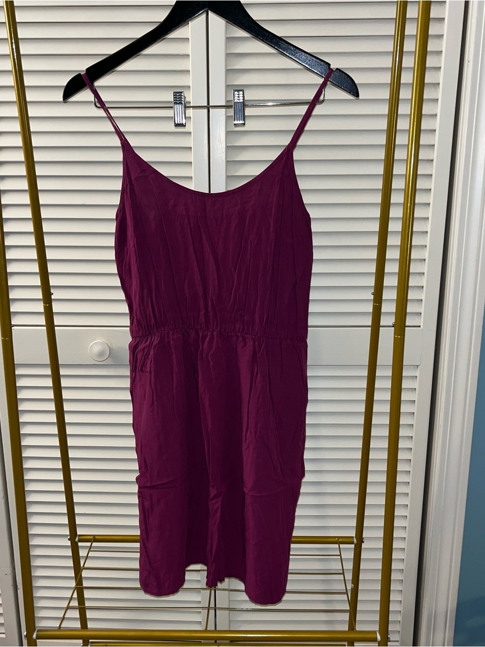Old Navy Magenta Spaghetti Strap Sundress